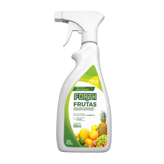Imagem de Adubo Orgânico Forth Frutas NPK+9 Pronto Uso 500ml