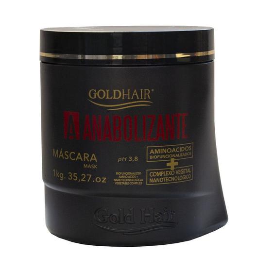 Advance Gold Hair Anabolizante Mask Mascara Capilar Prof 1Kg Máscara