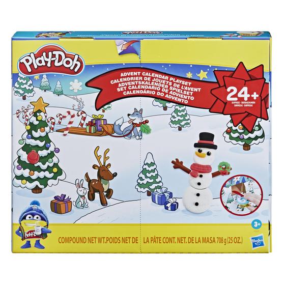 Imagem de Advent Calendar Toy Play-Doh para crianças de 3 anos ou mais com 24 latas