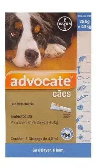 Imagem de Advocate Antipulgas Para Cães De 25Kg Ate 40Kg