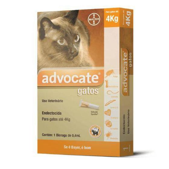 Imagem de Advocate Gatos - para gatos até 4kg - Bayer