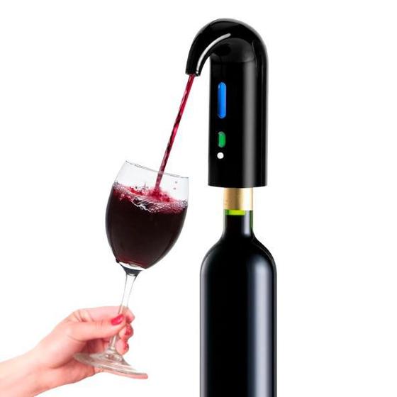 Imagem de Aerador decanter de vinho eletrico dispenser automático com cabo usb decantador de vinho