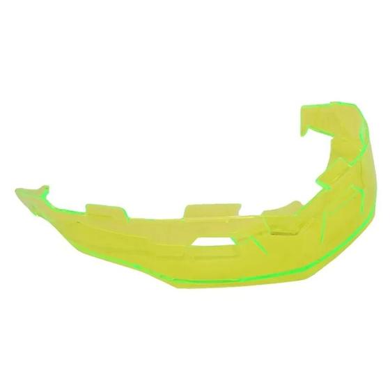 Imagem de Aerofolio kyt tt-course amarelo fluorescente transparente racing duotech