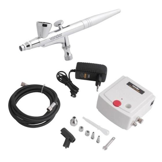 Imagem de Aerógrafo Com Minicompressor Bivolt Vonder 110v/220v