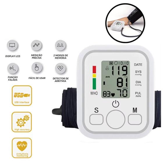 Imagem de Aferidor de Pressão Automático - Monitoramento Digital para Você
