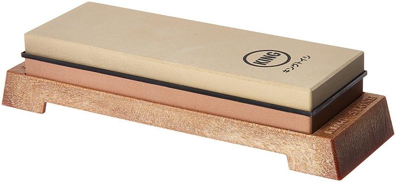 Afiador de Facas Whetstone King KW65 1000/6000 com Base Imagem de Afiador de Facas Whetstone King KW65 1000/6000 com Base