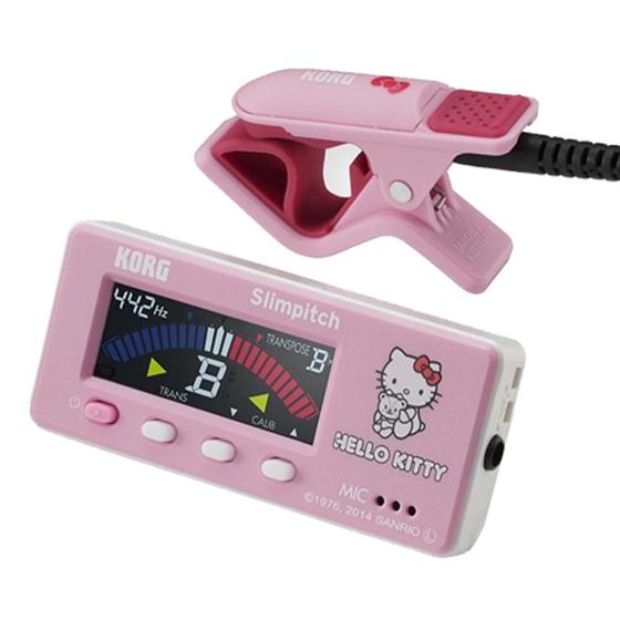 Imagem de Afinador Cromático Korg Slimpitch Hello Kitty Sopro Rosa