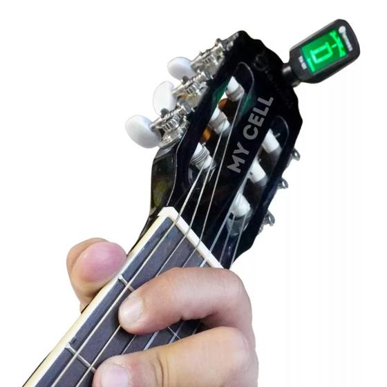 Imagem de Afinador Para Violão Guitarra Baixo Digital Com Bateria
