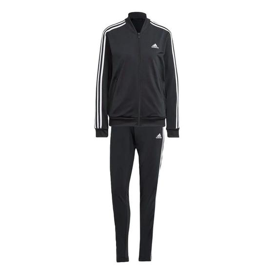 Imagem de Agasalho abrigo conjunto feminino adidas essential 3 listras