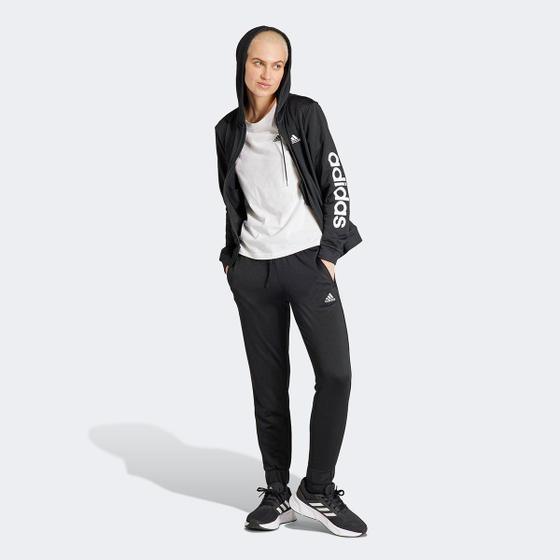 Agasalho Adidas Logo Linear Com Capuz Feminino Menor preço em Agasalho Adidas Logo Linear Com Capuz Feminino