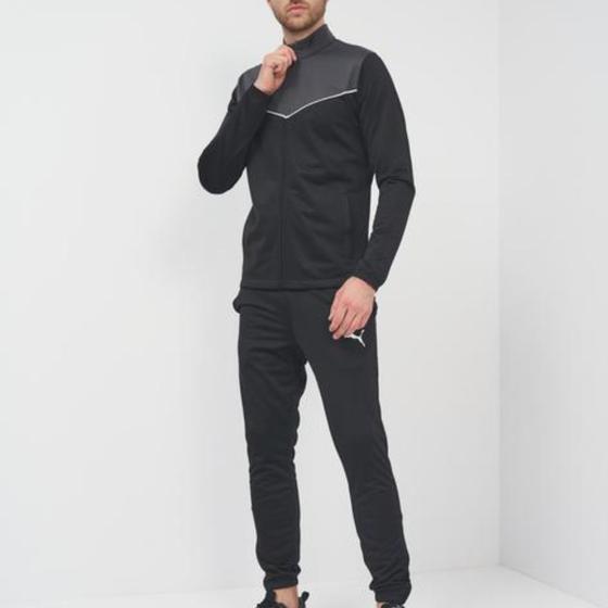 Agasalho Conjunto Jaqueta Calça Rise Tracksuit Preto Cinza Menor preço em Agasalho Conjunto Jaqueta Calça Rise Tracksuit Preto Cinza