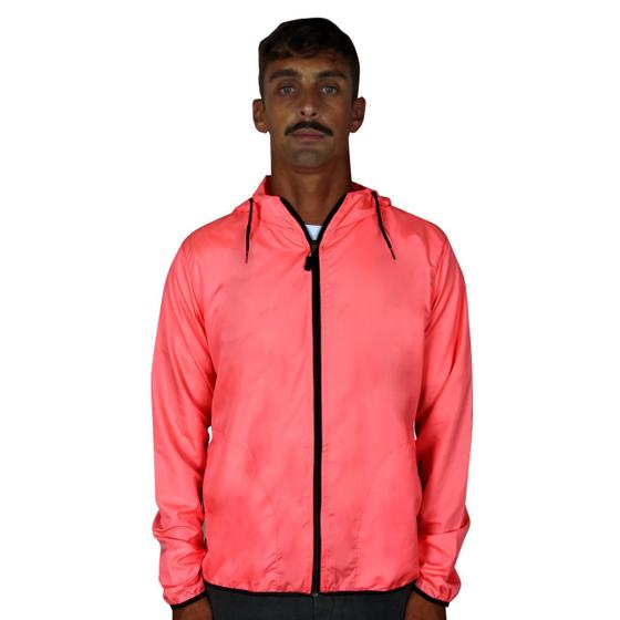 Imagem de Agasalho Corta Vento Light Masculino Rosa Claro WSS Classic