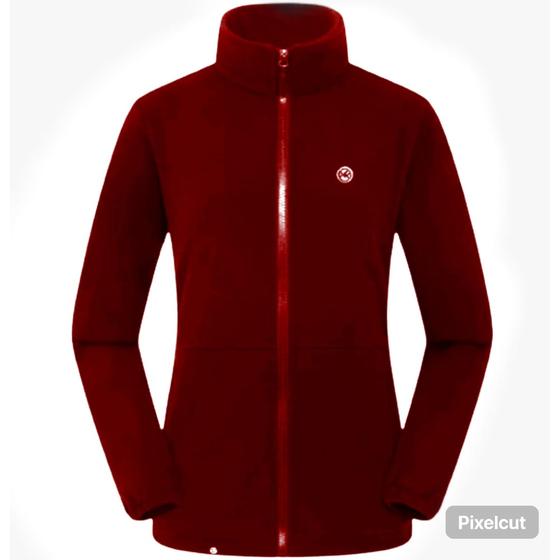 Imagem de Agasalho Fleece Feminino Térmico Light Trekking Vermelho