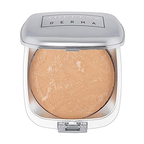 Imagem de Ageless Derma Mineral Baked Foundation- A Vegan and Gluten Free Powder Makeup Foundation (Antique Bege)