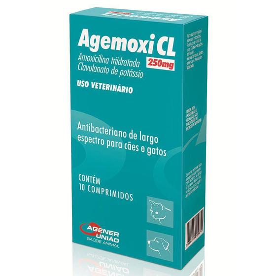 Imagem de AGEMOXI CL 250mg - caixa com 10 compr. - Agener