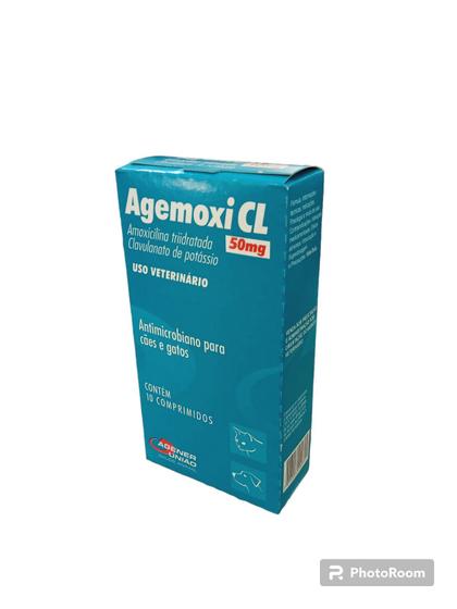 Imagem de Agemoxi Cl 50mg Caixa Com 10 Comprimidos Para Cães E Gatos
