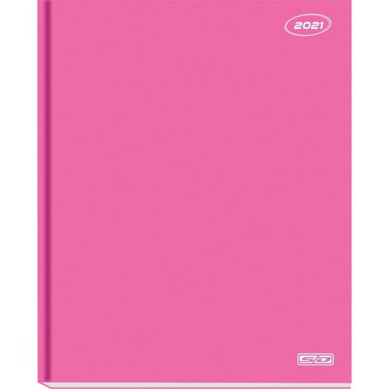 Imagem de Agenda 2021 pink costurada 160folhas kbom sao domingos