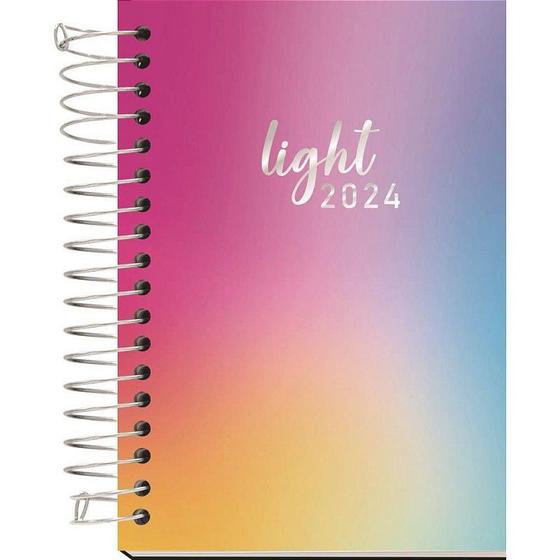 Imagem de Agenda 2024 LIGHT Espiral CD Color 160FLS (0000001069341)