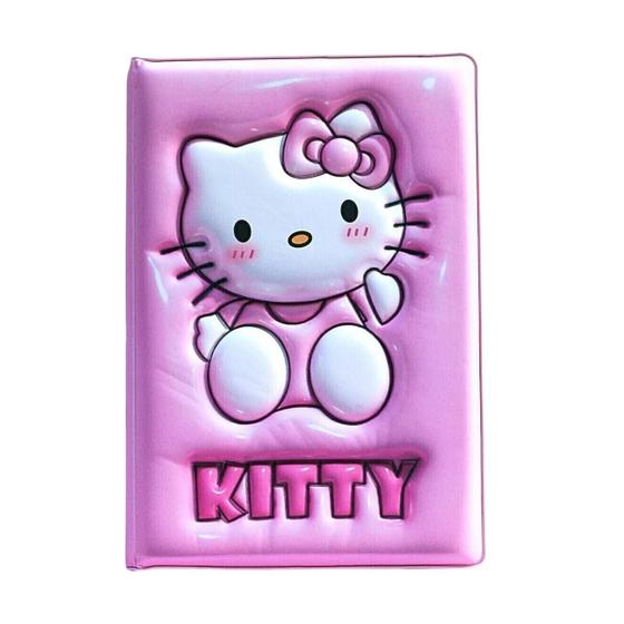 Imagem de Agenda caderno Hello Kitty capa almofada 3D kawaii