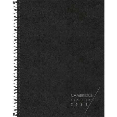 Imagem de Agenda Caderno Planner Tilibra Reunião Espiral Cambridge M9 2023 Individual Capa Dura 100 Folhas