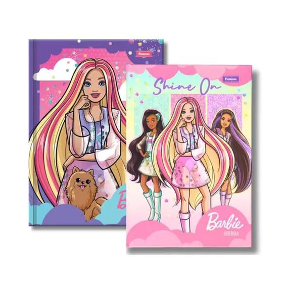 Imagem de Agenda Escolar Permanente Barbie Dreamtopia Sereia  - Foroni