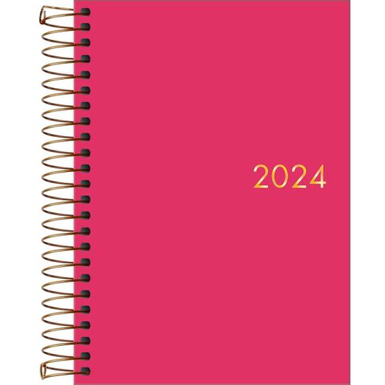 Imagem de Agenda espiral 2024 Napoli M5 diária planejamento Tilibra