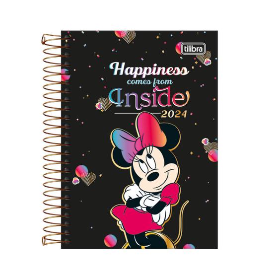 Imagem de Agenda Espiral Diaria Minnie Mouse Tilibra