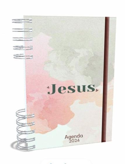 Imagem de Agenda Gospel Cristã 2024 - Jesus - A5 2024 - Um Versículo em Todos os Dias
