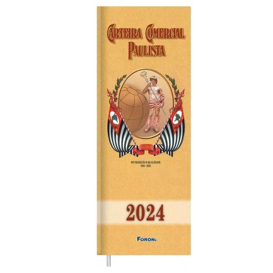 Imagem de Agenda Paulista comercial 2024 - Foroni