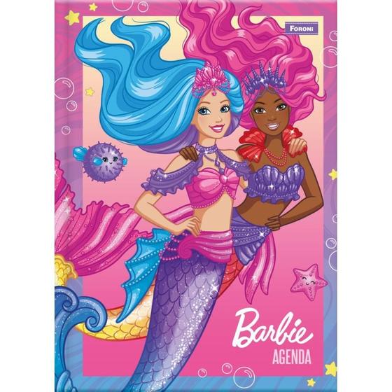 Imagem de Agenda Permanente Barbie Dreamtopia Escolar 96FL