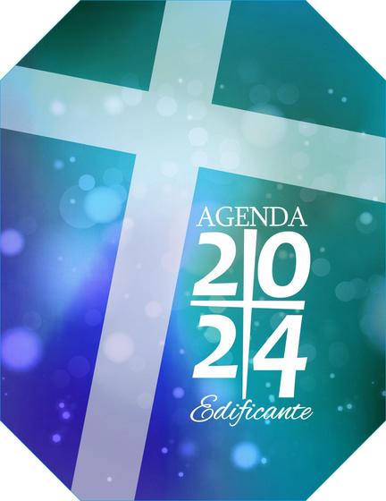 Imagem de Agenda Personalizada Cristã 2024 - Jesus Vive Masculina