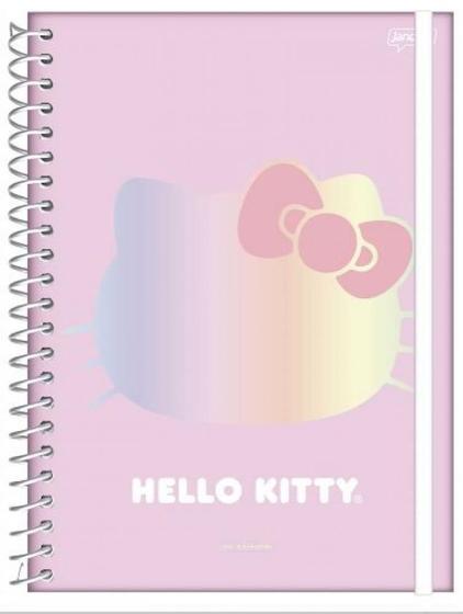 Imagem de Agenda planejamento espiral 175x242mm 160pgs hello kitty   jandaia   74728 24