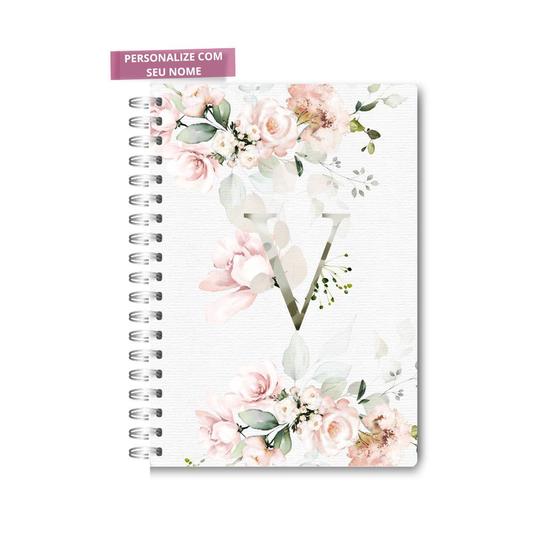 Imagem de Agenda / Planner Alfabeto Floral V - Luhcustomm