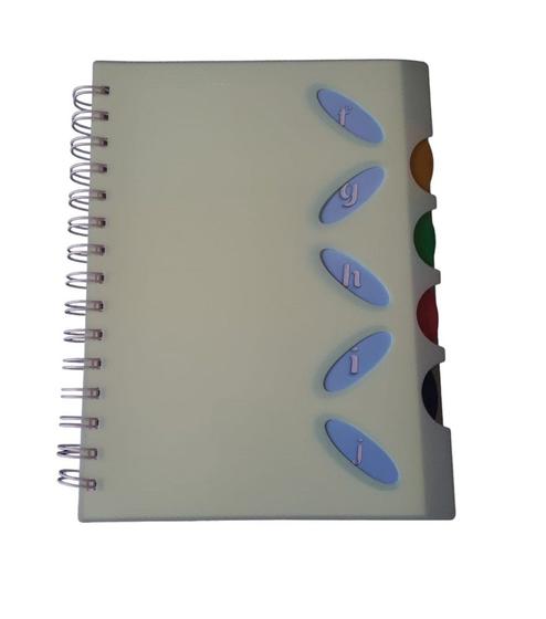 Imagem de Agenda Planner Caderno Caderneta A5 Brochura Folhas Pautadas Capas Coloridas