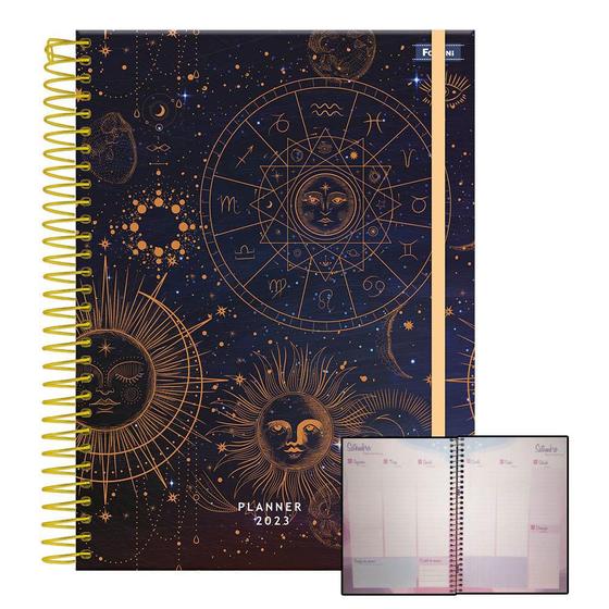 Agenda Planner Semanal 2023 Cosmos Zodiaco Foroni Planner Magazine