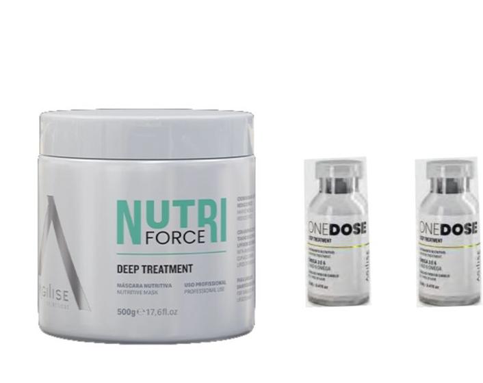 Imagem de Agilise Máscara Nutri Force + 2 One Dose 12 Ml