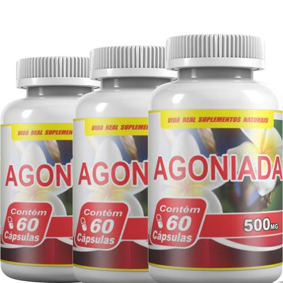 Agoniada 500 mg c/ 180 cáps - VIDA REAL - Fitoterápicos e Vitaminas ...