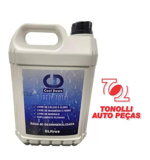 Agua Bi Desmineralizada Bateria Radiador Pureza Total Cool Down 5 Litros Menor preço em Agua Bi Desmineralizada Bateria Radiador Pureza Total Cool Down 5 Litros