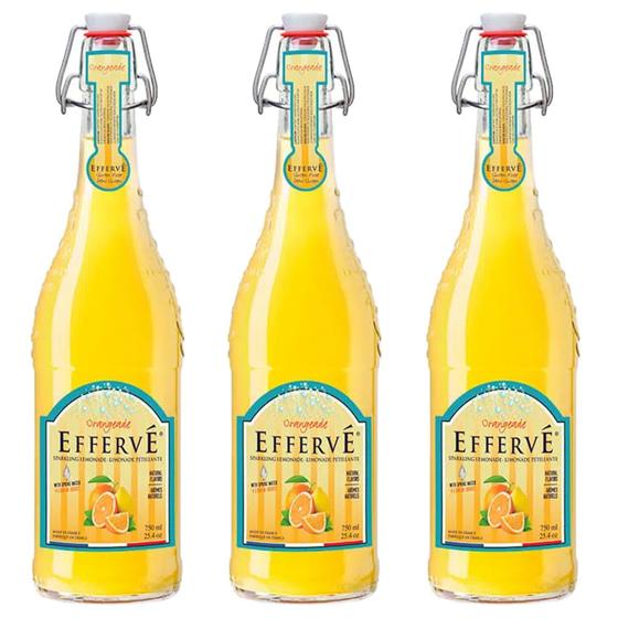 Efferve Água com Gás Aromatizada EFFERVÉ Tangerina 750ml (3 und) - Bebidas ...