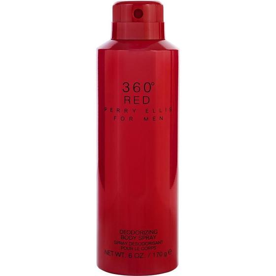 Imagem de Água De Cheiro Masculina Perry Ellis 360 Red Spray Corporal 180 Ml