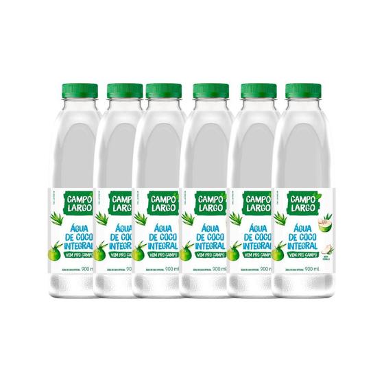 Imagem de Água De Coco Campo Largo 900ml 6 Unidade