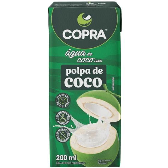 Imagem de Água de Coco com Polpa de Coco 200ml - Copra