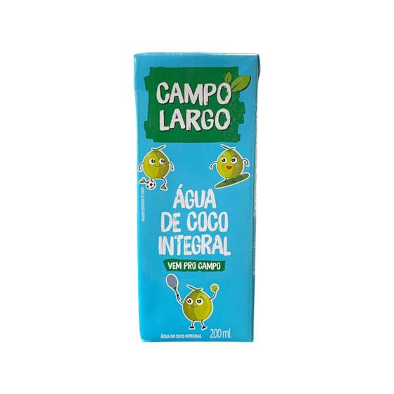 Imagem de ÁGUA DE COCO INTEGRAL CAIXINHA 200ml  CAMPO LARGO