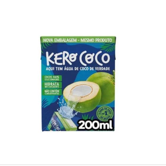 Imagem de Agua De Coco Kero Coco 200ml kit 12 unidades