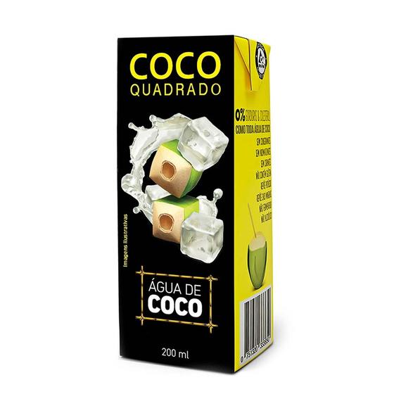 Imagem de Água de Coco Tradicional Coco Quadrado 200ml