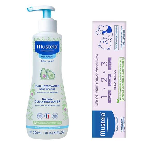 Imagem de Água De Limpeza Sem Enxágue Mais Creme Vitaminado Mustela