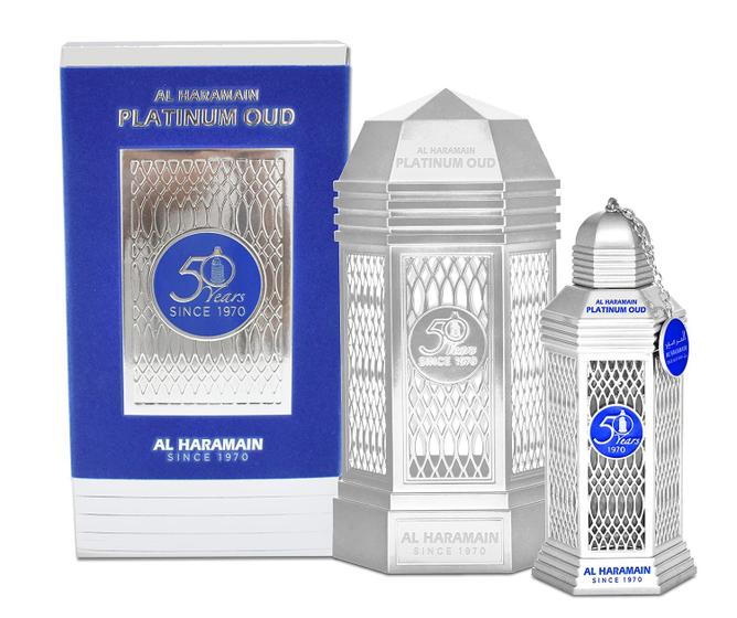 Imagem de Água de Perfume Al Haramain 50 Years Platinum Oud - Spray 3,3ml