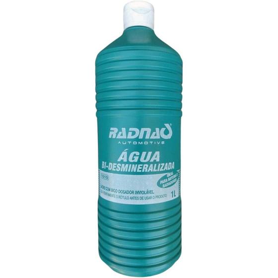 Imagem de Agua Desmineralizada Destilada para Bateria e Radiador 1L Radnaq