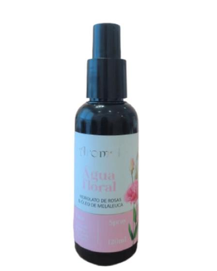 Imagem de Água Floral Hidrolato Rosas Spray 120Ml - Natural E Vegano