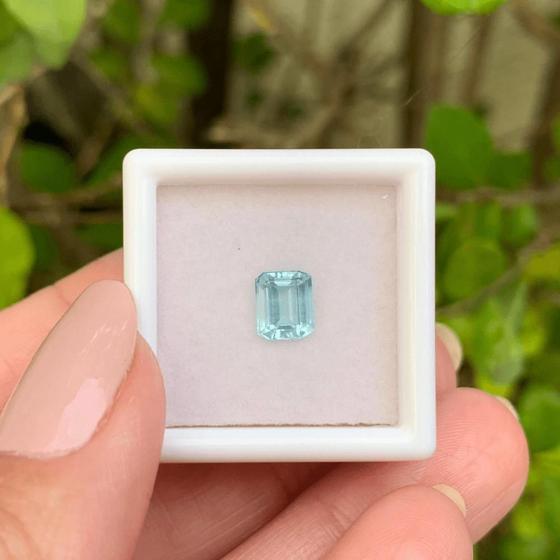 Imagem de Água Marinha Azul Baguete 0,96ct